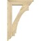 Ekena Millwork Imperial Traditional Rough Sawn Bracket w/ Offset Brace, Douglas Fir, 6"W x 22"D x 34"H BKT0604X22X34IMP01RDF - alternate 4